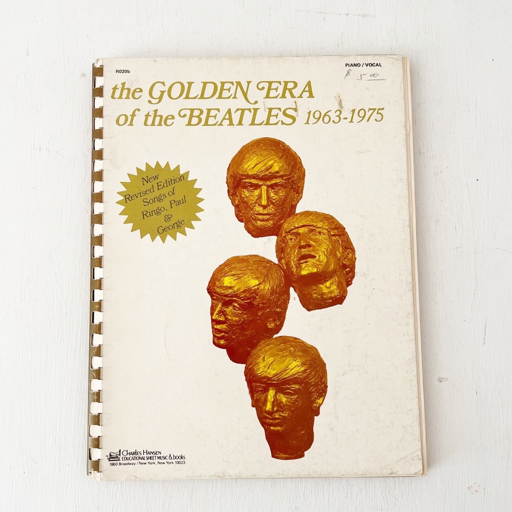 The Beatles Golden Era Sheet Music Songbook Spiral Bound Vintage Charles Hansen